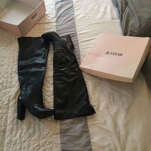 ✋NWT Justfab Over The Knee Boot